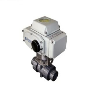 DN50 Valvola a sfera elettrica UPVC Valvola a motore elettrico AC220V