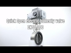 Valvola a farfalla elettrica aperta velocemente-il tempo di commutazione più veloce può raggiungere 2 secondi