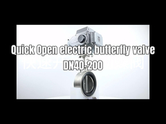 Valvola elettrica a farfalla aperta rapidamente
