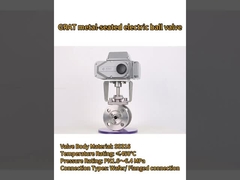 Gli ambienti difficili richiedono valvole più resistenti - La valvola a sfera elettrica con seduta in metallo GRAT