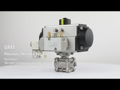 Valvola a sfera pneumatica a tensione elevata in acciaio inossidabile