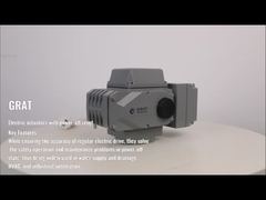 Attuatore elettrico intelligente di tipo elettronico in acciaio inossidabile con ripristino in caso di mancanza di corrente