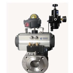 Valvola a sfera pneumatica fissa in acciaio inossidabile DN15 - DN50
