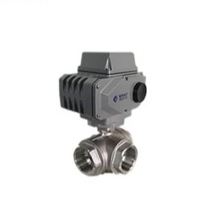 Valvola a sfera fissa in acciaio inossidabile 2 vie 3PC Ss Mini Valvola a sfera elettrica